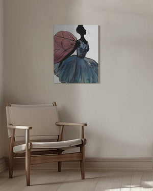 Tablou canvas „Winged Dancer” de Ruth Day