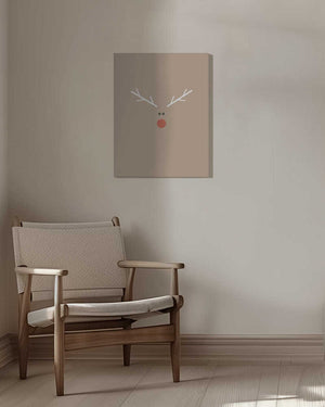 Tablou canvas „Christmas Reindeer” de Kristina N. - SoulArt Shop