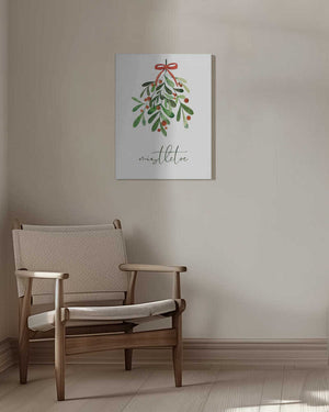 Tablou canvas „Christmas Mistletoe” de Kristina N. - SoulArt Shop