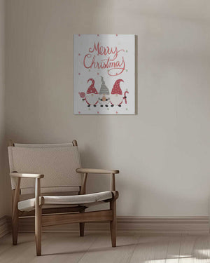 Tablou canvas „Merry Christmas Gnomes” de Kristina N. - SoulArt Shop