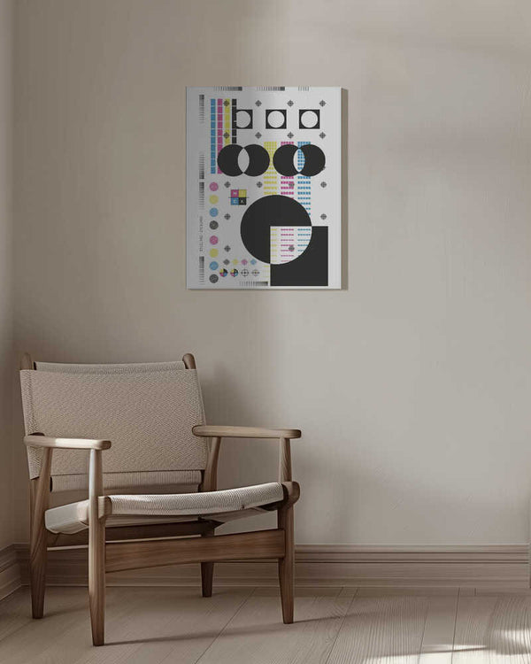 Tablou canvas „CMYK” de SERGIO ORTIZ