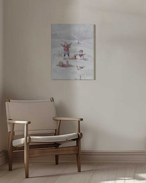 Tablou canvas „Winter Girl” de Xuan Thai