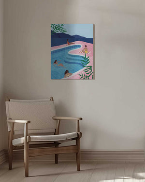 Tablou canvas „Pool Ladies” de Maja Tomljanovic