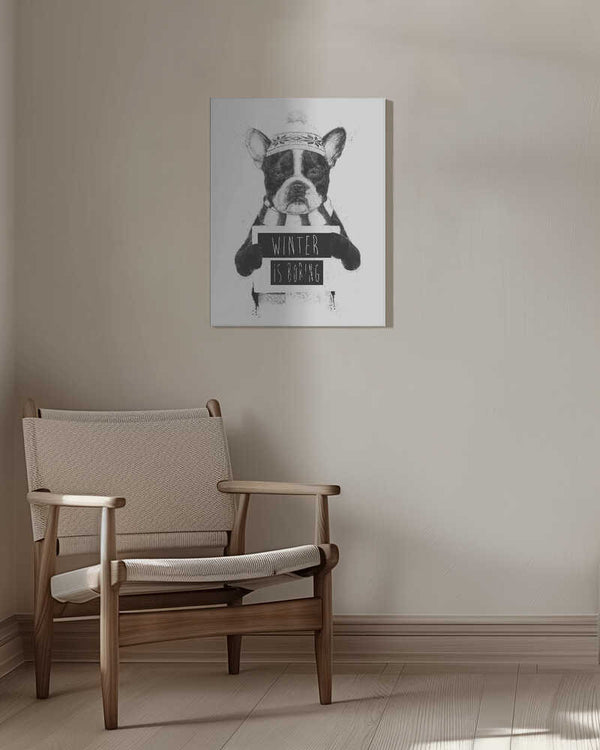 Tablou canvas „Winter is boring” de Balazs Solti