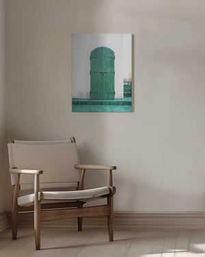 Tablou canvas „Marrakesh Green Door” de Raisa Zwart