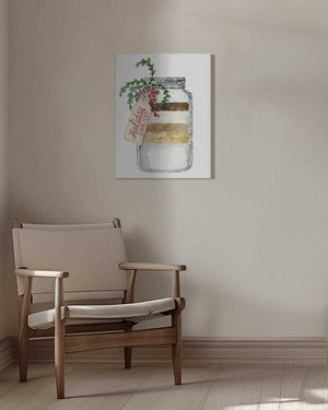 Tablou canvas „Holiday cookies in a jar” de Rosana Laiz Blursbyai