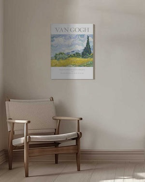 Tablou canvas „Wheat Field With Cypresses” de Vincent Van Gogh