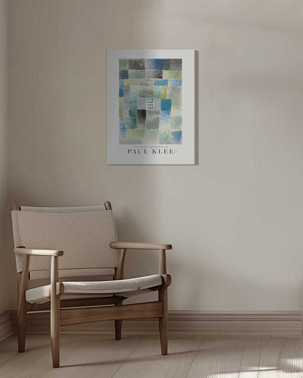 Tablou canvas „First House in a Settlement 1926” de Paul Klee