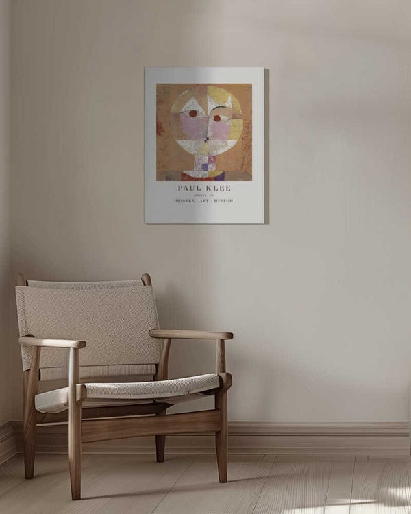 Tablou canvas „Senecio Baldgreis 1922” de Paul Klee