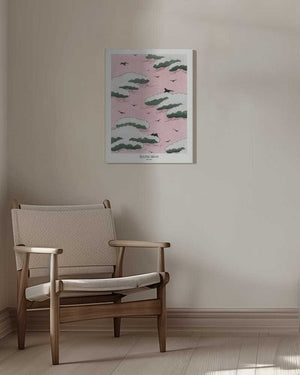 Tablou canvas „Pink Sky” de Bijutsu Sekai