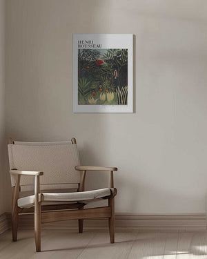 Tablou canvas „Monkeys And Parrot In The Virgin Forest” de Henri Rousseau