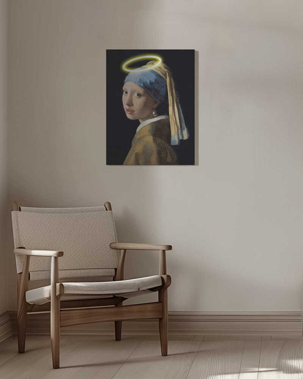 Tablou canvas „Girl With A Halo” de Artelele