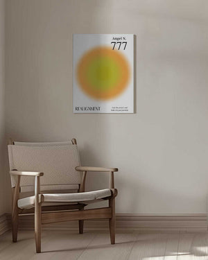 Tablou canvas „Angel Number 777” de Amélie