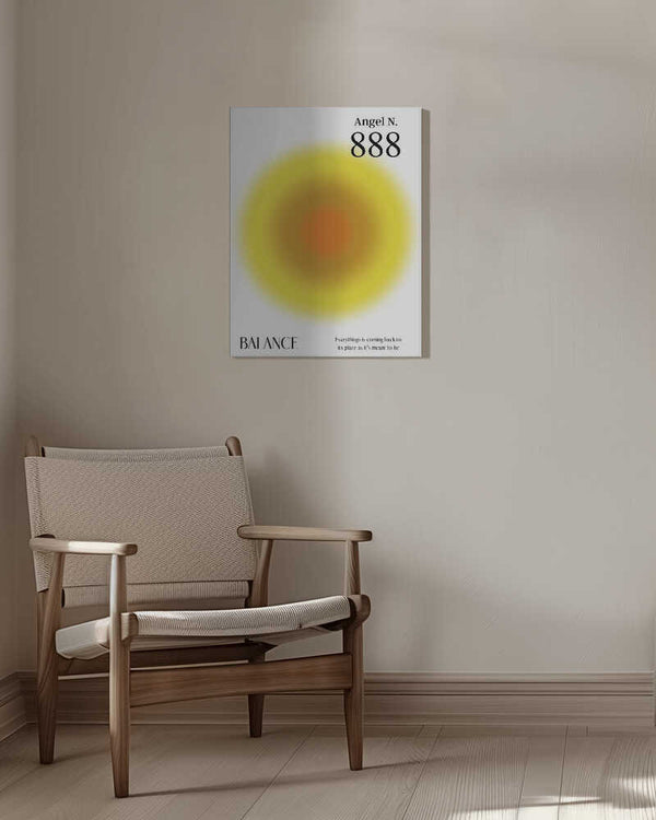 Tablou canvas „Angel Number 888” de Amélie