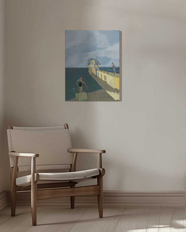 Tablou canvas „Blackrock, Salthill, Galway Ireland Art Print” de Charlotte Trudgett