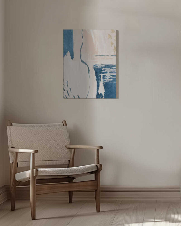 Tablou canvas „Calm Blues-2” de Sally Ann Moss