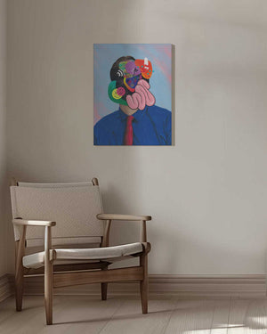 Tablou canvas „Trying Hard To Look Busy” de Famous When Dead