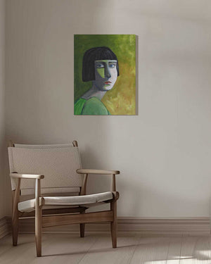 Tablou canvas „Lady with the Look” de Sharyn Bursic