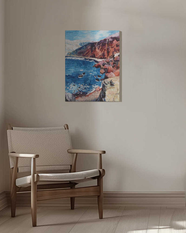 Tablou canvas „Red Sand Beach” de Pauline Wegman | Key and Sea Creative