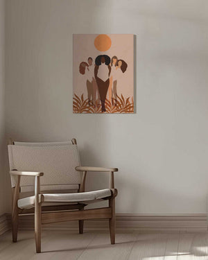 Tablou canvas „W.O.M.E.N 2” de Carelle N'guessan