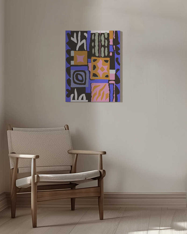 Tablou canvas „Colorful Geometry” de Treechild