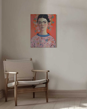 Tablou canvas „Floral Portrait Aura” de Treechild