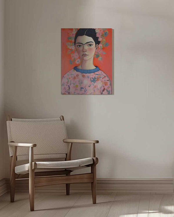 Tablou canvas „Floral Portrait Aura” de Treechild