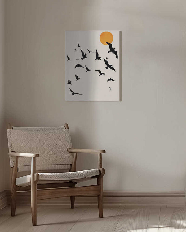 Tablou canvas „Dancing In the Sky” de Kubistika