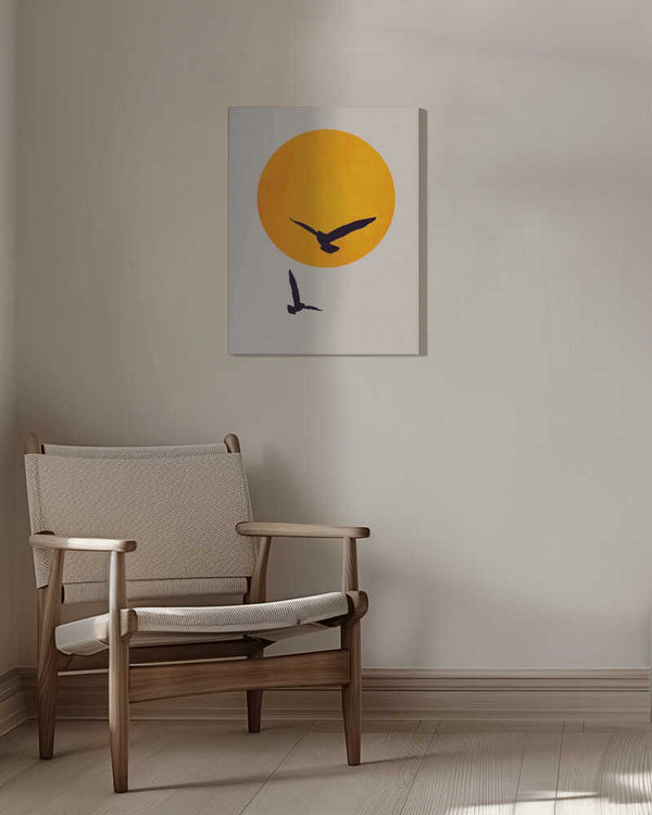 Tablou canvas „Birds In the Sky” de Kubistika