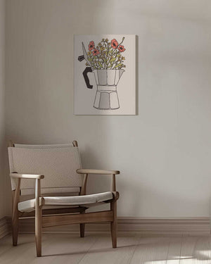 Tablou canvas „Moka Flowers” de Florent Bodart