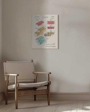Tablou canvas „Lego Colors” de Florent Bodart