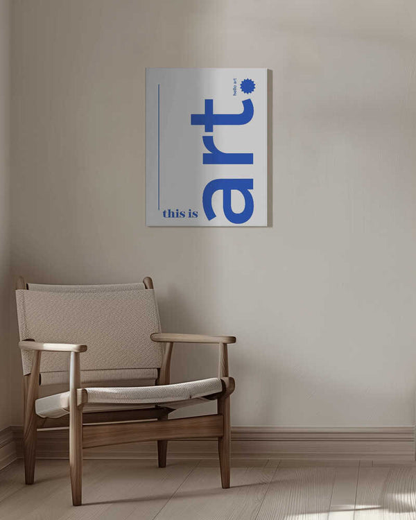 Tablou canvas „Hello Bold Typography” de Athene Fritsch