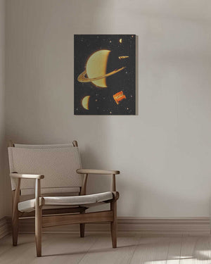 Tablou canvas „Rings of Saturn” de Taudalpoi