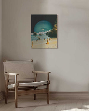 Tablou canvas „Space Beach” de Taudalpoi