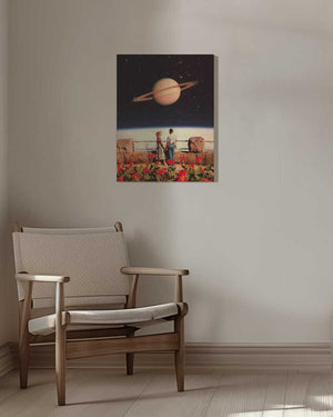 Tablou canvas „Lovers In Space” de Taudalpoi