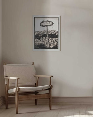 Tablou canvas „Dripping Mushroom 1916” de Julie De Graag
