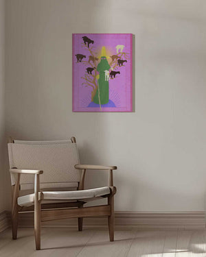 Tablou canvas „Holy Woman Herder” de Jota de jai