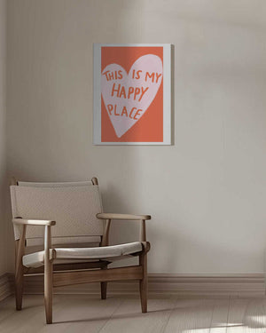 Tablou canvas „Happy Heart Message” de Athene Fritsch