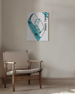 Tablou canvas „Travel Cuba Blue” de jay stanley