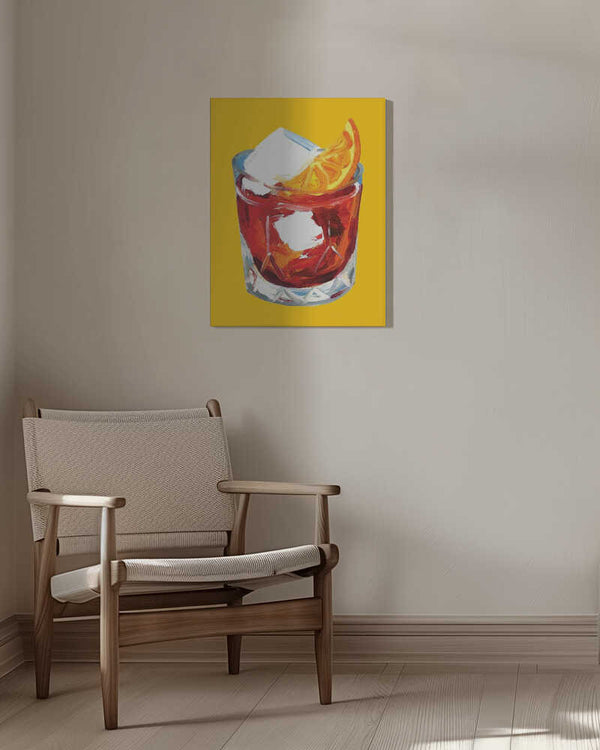 Tablou canvas „Negroni On Sunshine” de Alice Straker