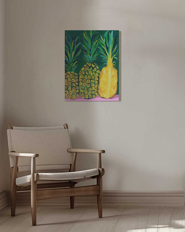Tablou canvas „Pineapples” de Alice Straker