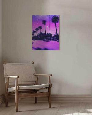 Tablou canvas „Aesthetic Cali Drive” de Ritvik takkar