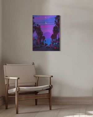 Tablou canvas „Lofi Cali” de Ritvik takkar