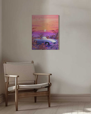 Tablou canvas „Vintage Paradise” de Ritvik takkar
