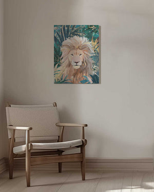 Tablou canvas „Lion Jungle 2” de Sarah Manovski