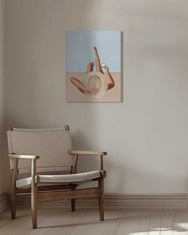 Tablou canvas „Poolside Girl” de Ivy Green Illustrations