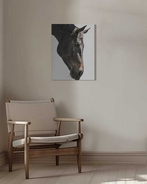 Tablou canvas „Gentle Equine Gaze” de Shot by Clint