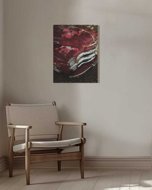 Tablou canvas „Crimson Classic Shine” de Shot by Clint