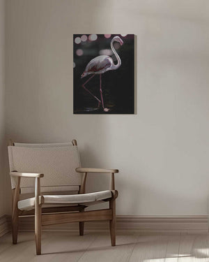 Tablou canvas „Elegant Flamingo” de Shot by Clint