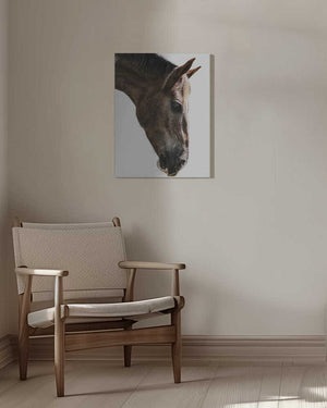 Tablou canvas „Majestic Equine Gaze” de Shot by Clint